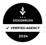 DesignRush Verified Agency 2024 badge