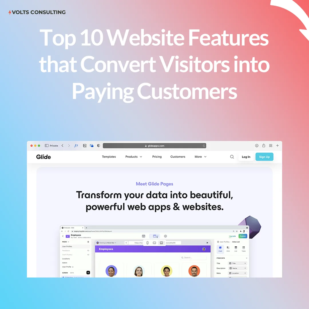 Top 10 Website Features that Convert Visitors into Paying Customers